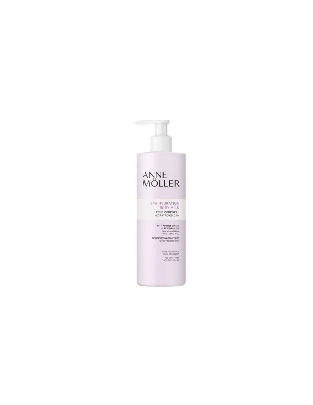 ANNE Möller Body Essentials Leche Corporal Hidratación 24h Unisex, 400 ml