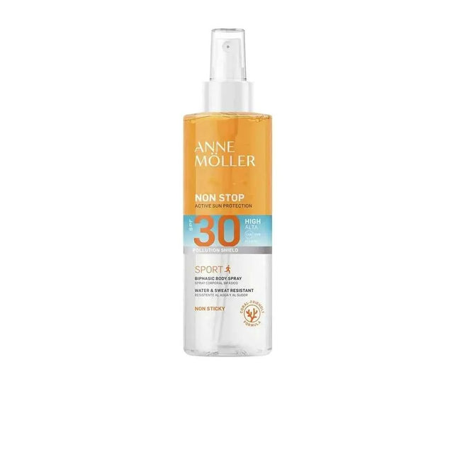 ANNE Möller Anne Moller Non Stop Sport Biphasic Body – Spray Spf30 150 ml@ Unisex