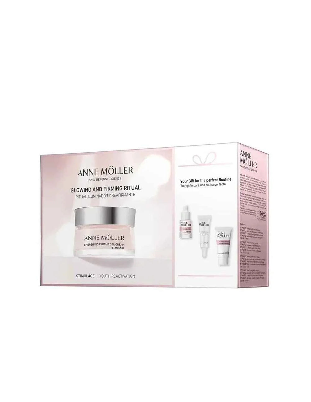 ANNE Möller Stimulâge Ritual Iluminador y Reafirmante – Gel Crema Estuche 4 Piezas Unisex