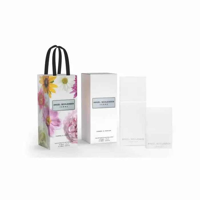 Angel Schlesser Femme A Porter – Eau de Toilette for Women Spray 100 ml, Set 2 Pieces