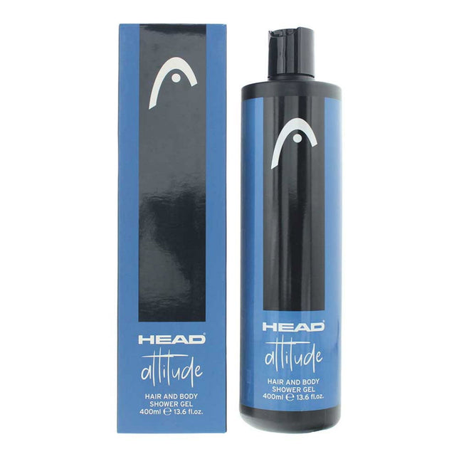 Head Attitude – Shower Gel & Shampoo 2-in-1 for Men, 400 ml