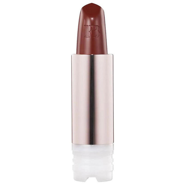 Fenty Beauty Icon Semi Matte – Cream Lipstick for Women, 134, Flaunty Auntie, Refillable, 3.8 g
