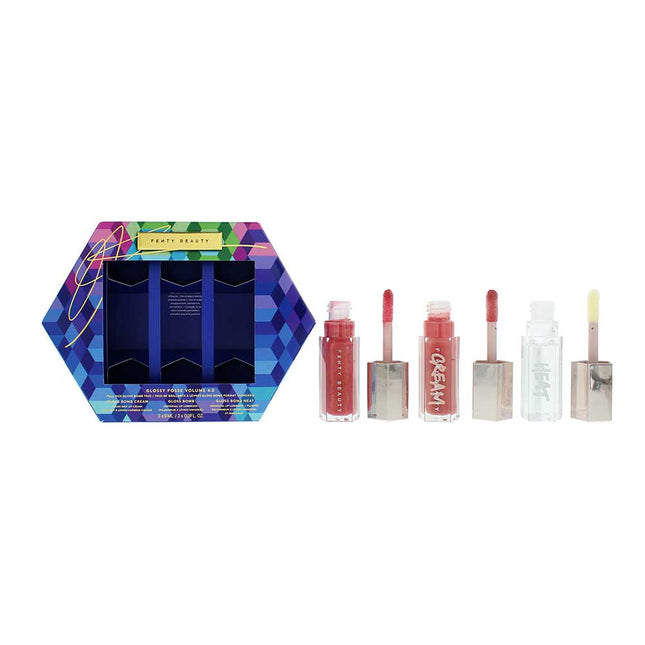 Fenty Beauty Set Trio Fenty Beauty Gloss Bomb – Lip Gloss for Women, 3 pcs, 9 ml
