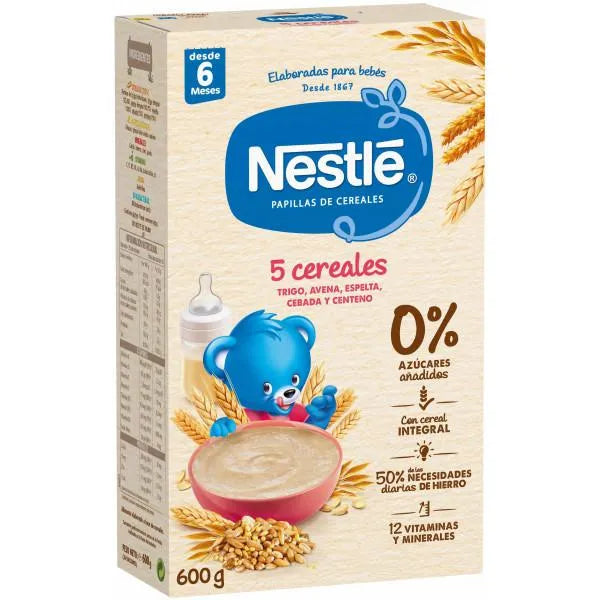 Nestle Nestlé Porridge Of 5 Cereals, 600 g