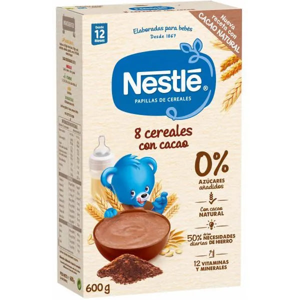 Nestle Nestlé Gruel 8 Cereals Cocoa, 600 g
