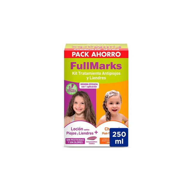 Fullmarks Lotion Anti-Lice Kit 100 ml – Shampoo, 150 ml
