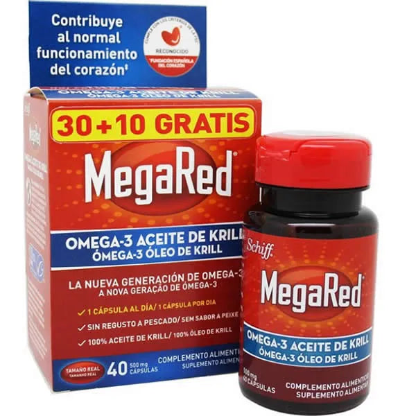 Megared Omega 3 Krill Oil, 40 capsules