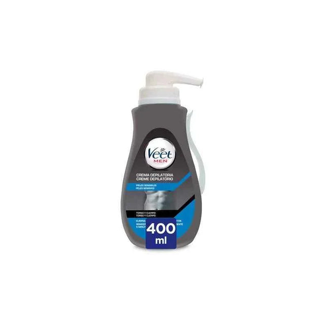 VEET Men – Gel Crema Depilatoria Piel Sensible Unisex, 400 ml