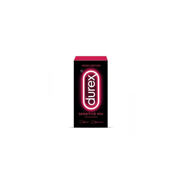 Durex Music Edition Condoms Sensitive Mix, 10 Units