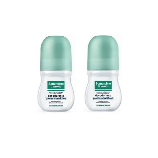 Somatoline Cosmetic Pack Sensitive Skin – Deodorants Unisex, 2X50 ml