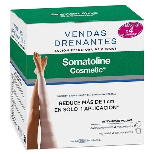 Somatoline Drainage Bandages Maxi Kit 4 Pieces Set Unisex