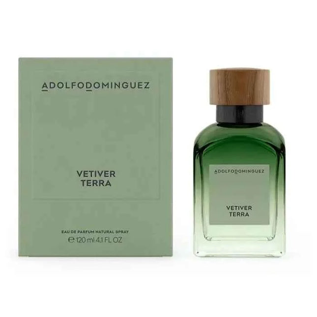 Adolfo Dominguez Vetiver Terra – Eau de Parfum for Men Spray, 200 ml