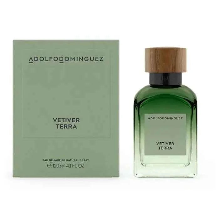Adolfo Dominguez Vetiver Terra – Eau de Parfum for Men Spray, 200 ml