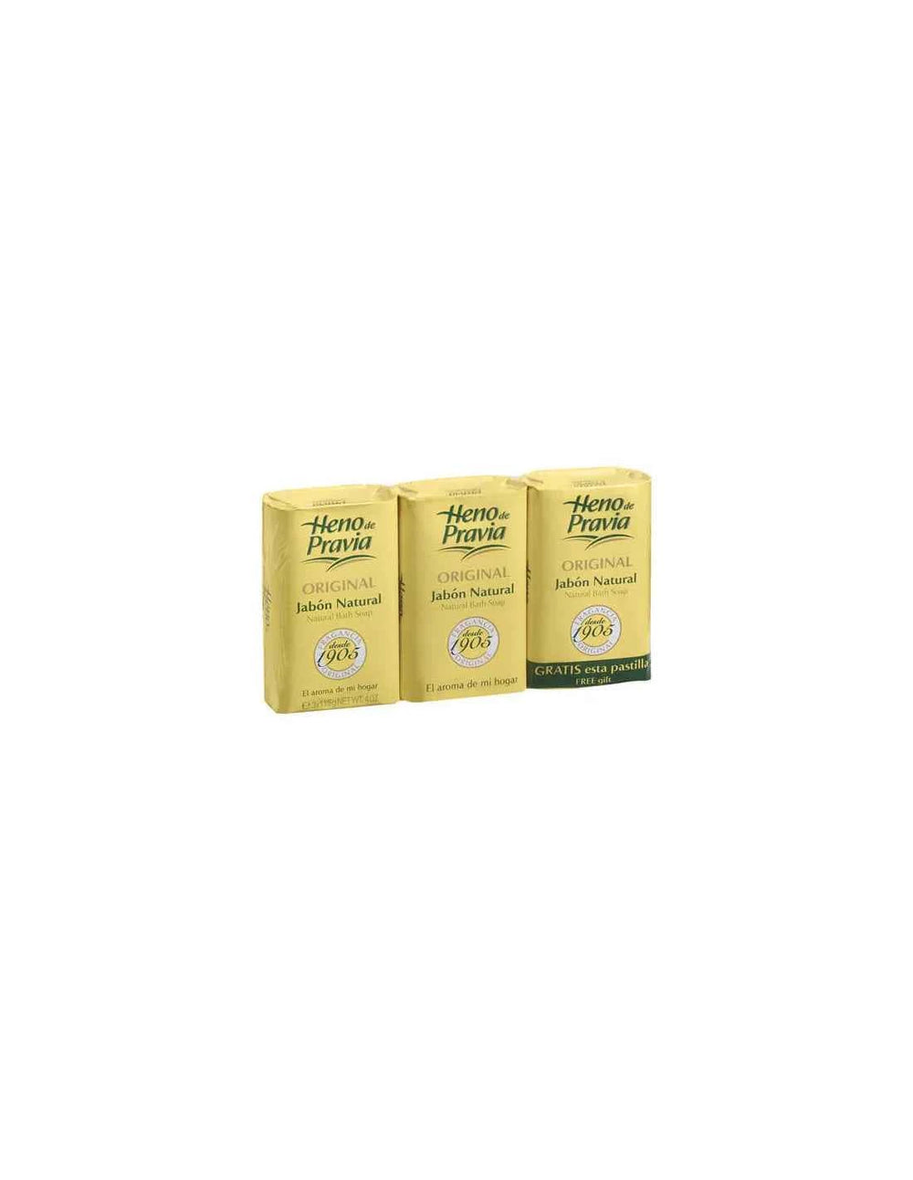 HENO DE Pravia Original Jabón Natural Pack Unisex, 2 X 115 g