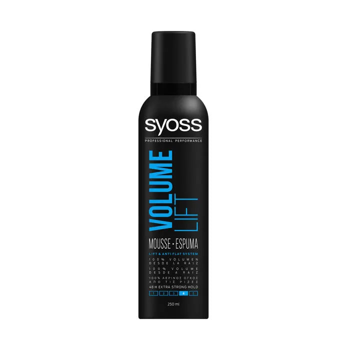 Syoss Foam Hair Volume Lift Anti Flat System Unisex, 250 ml