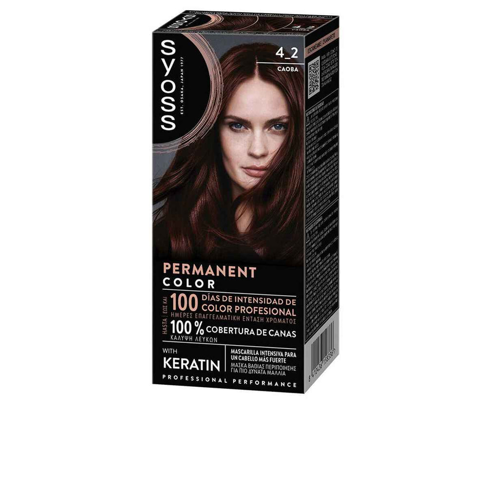 Syoss Permanent Color 4,2-Caoba 1 U Unisex