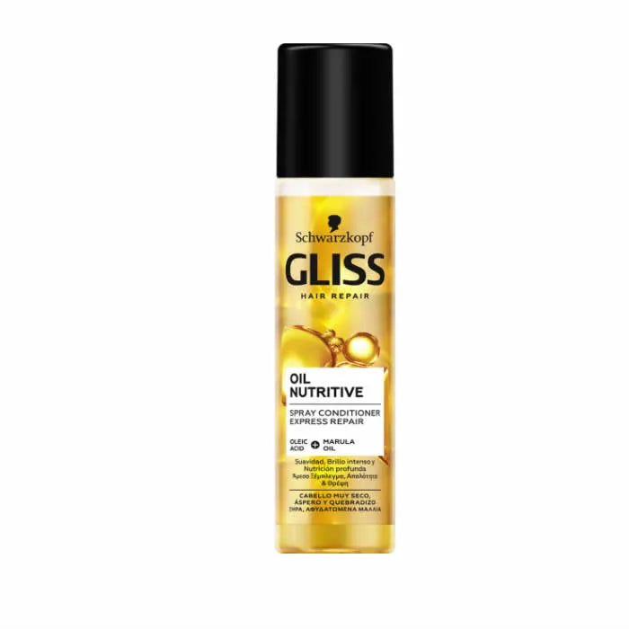 Schwarzkopf Gliss Oil Nutritive Spray – Conditioner Express Repair Unisex, 200 ml