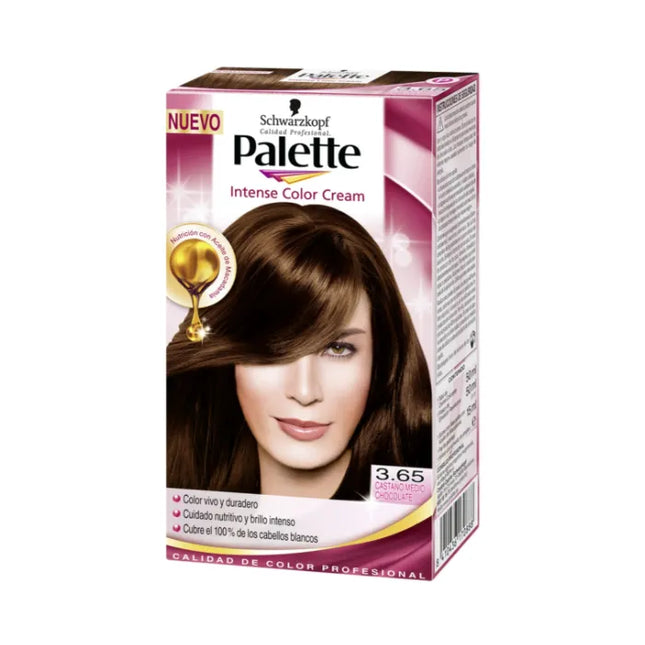 Schwarzkopf Palette Intense Color – Cream 3.65 Brown Chocolat Unisex