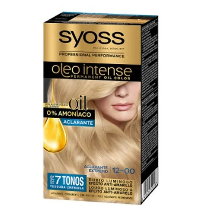 Syoss Oleo Intense Permanent Hair Color 12-0 Extreme Lightening Unisex