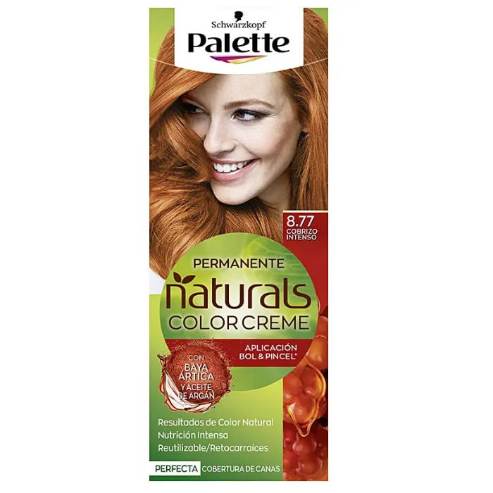Schwarzkopf Palette Naturals Color Creme 8.77 Intense Copper Unisex