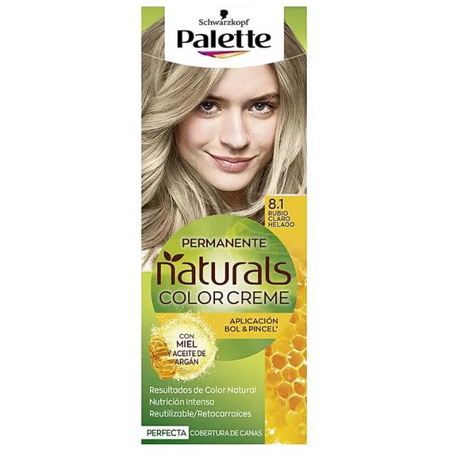 Schwarzkopf Palette Naturals Color Creme8.1 Frosted Light Blonde Unisex