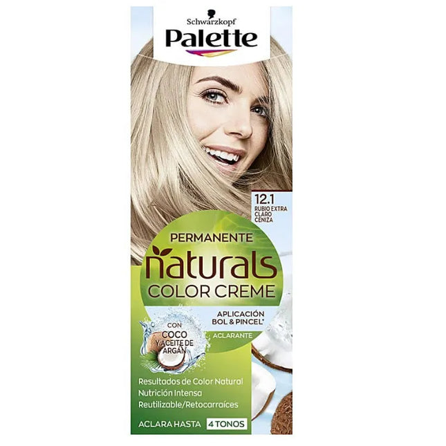 Schwarzkopf Palette Naturals Color Creme 12.1 Extra Light Ash Blonde Unisex