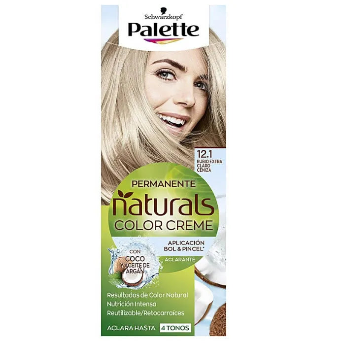 Schwarzkopf Palette Naturals Color Creme 12.1 Extra Light Ash Blonde Unisex