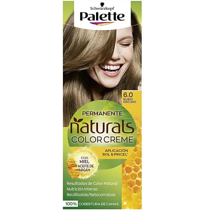 Schwarzkopf Palette Naturals Color Creme 6.0 Dark Blonde Unisex