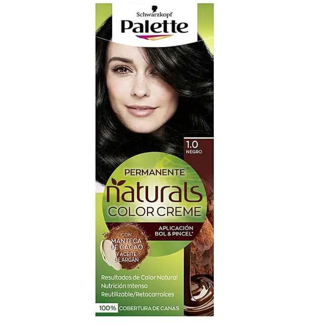 Schwarzkopf Palette Naturals Color Creme 1.0 Black Unisex