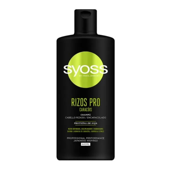 Syoss Shampoo Rizos Pro Definition And Hydration Wavy Or Curly Hair Unisex, 440 ml