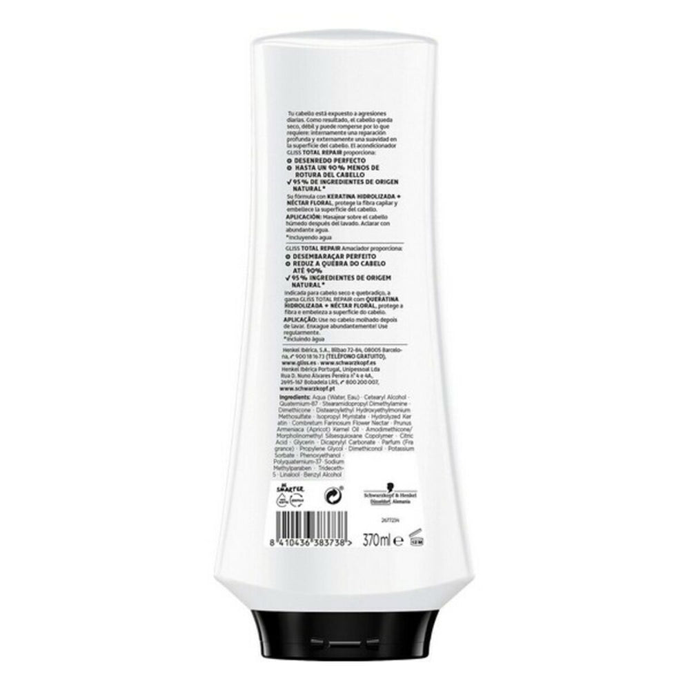 Schwarzkopf Gliss Total Repair Acondicionador Unisex, 200 ml