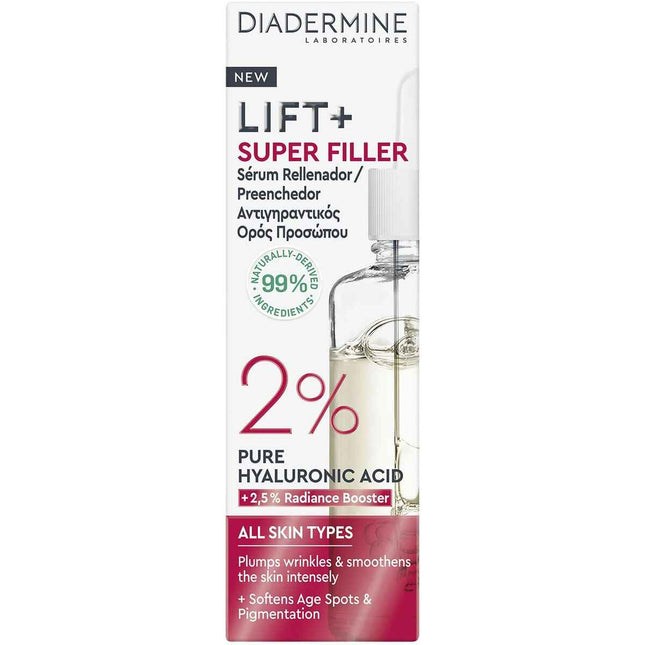 Diadermine Lift Super Filler – Serum Rellenador Unisex, 30 ml