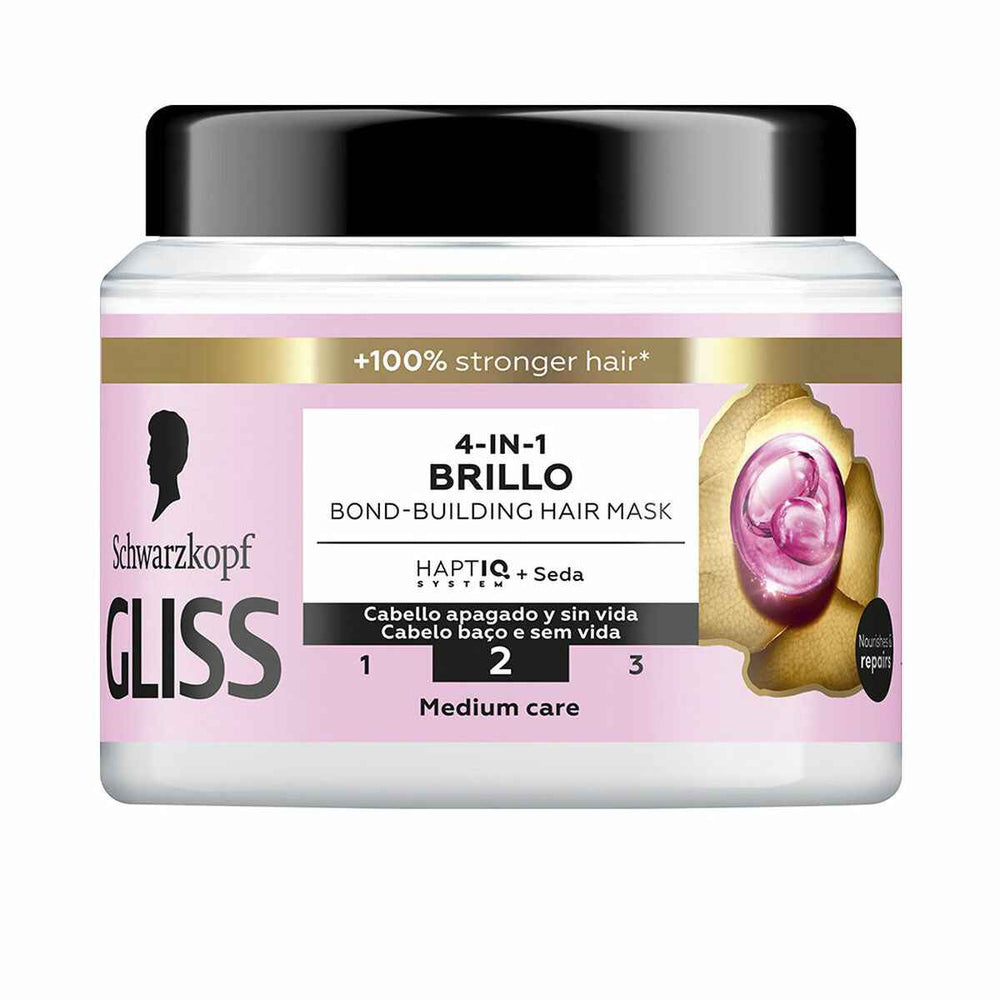 Schwarzkopf Gliss Liquid Slik Mascarilla Unisex, 400 ml
