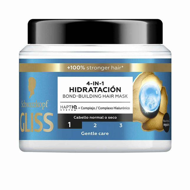 Schwarzkopf Gliss Aqua Revive Mascarilla Unisex, 400 ml