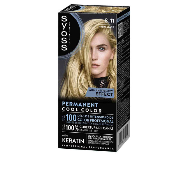 Syoss Permanent Color 8,11-Rubio Claro 1 U Unisex