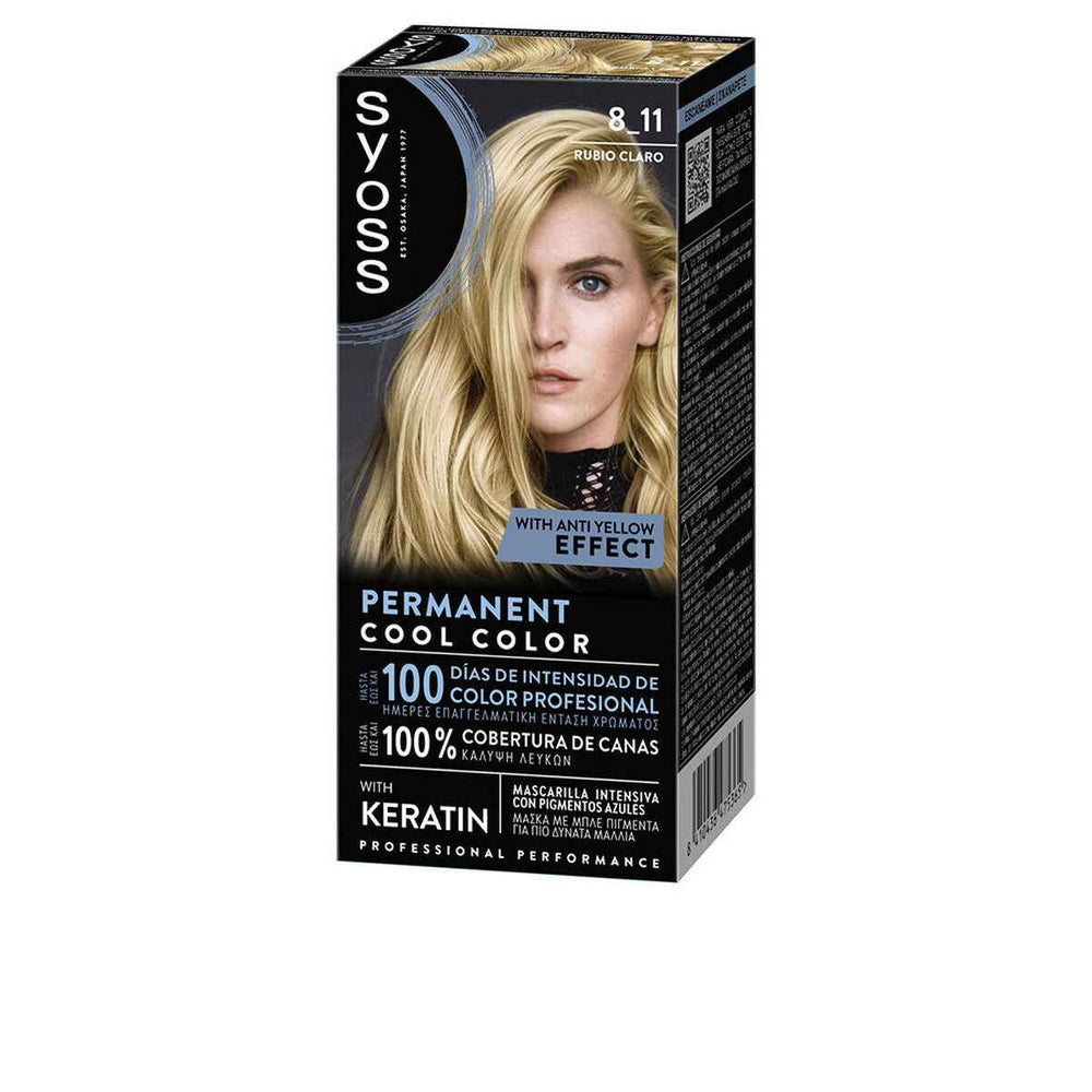 Syoss Permanent Color 8,11-Rubio Claro 1 U Unisex