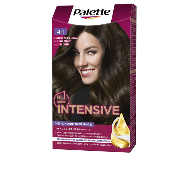 Schwarzkopf Palette Intensive Tinte 4,1-Castaño Medio Ceniza 1 U Unisex