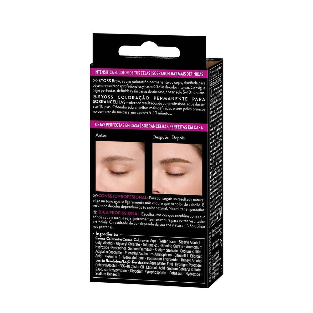 Schwarzkopf Brow Tint Permanente Cejas Castaño Claro 1 U Unisex