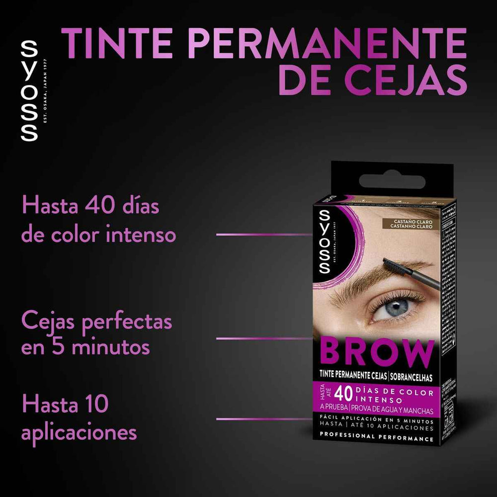 Schwarzkopf Brow Tint Permanente Cejas Castaño Claro 1 U Unisex