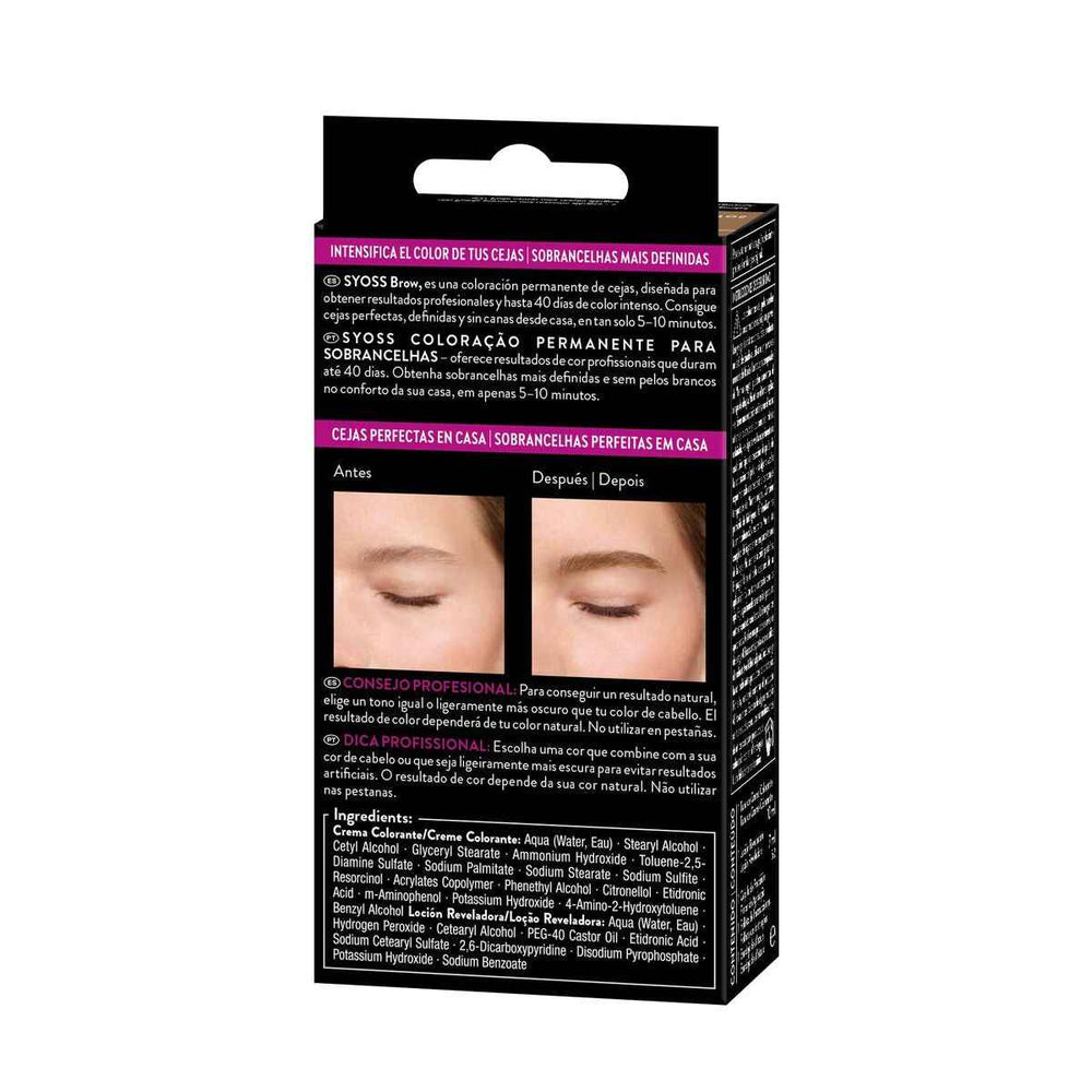 Syoss Brow Tint Permanente Cejas Rubio Oscuro 1 U Unisex