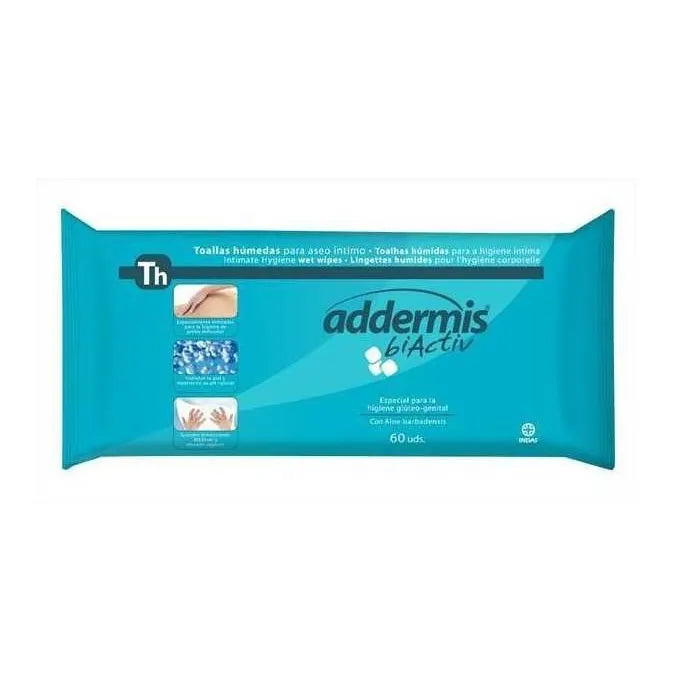 Aadermis Addermis Adult Wipes Aloe Vera 60u Unisex