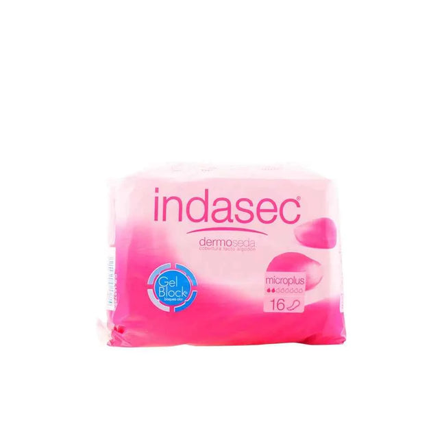 Indasec Dermoseda Compresses Incontinence Micro Plus, 16 Units