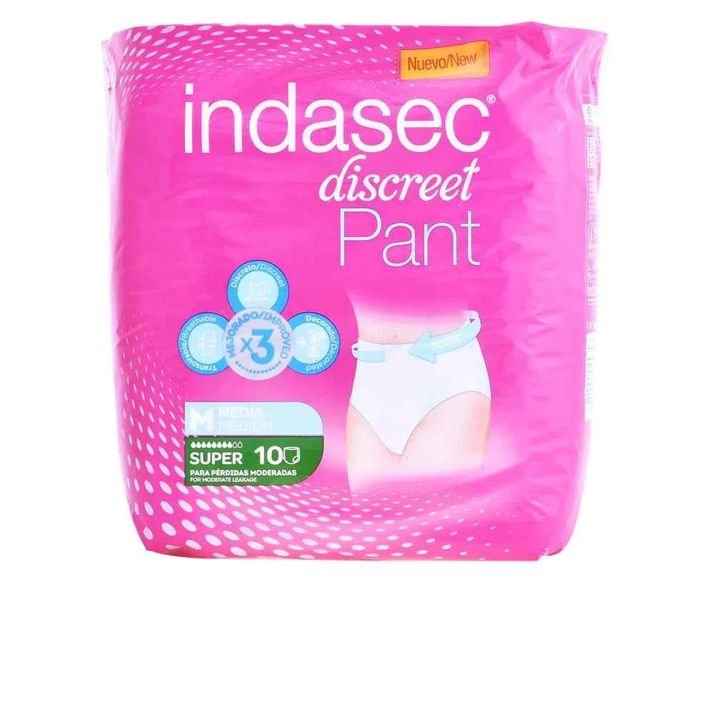 Indasec Pant Super Medium Size, 10 Units