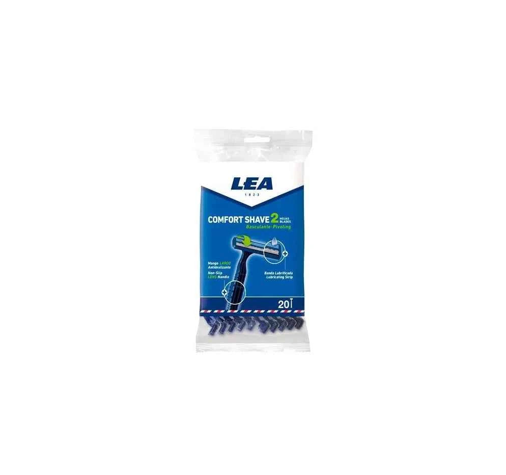 LEA Maquinilla Comfort Shave-2 Unisex, 20 Units
