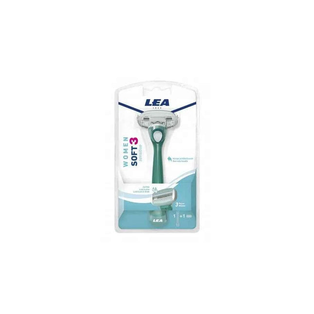 LEA Maquinilla Woman Soft 3 Sensitive Unisex, 1 Units