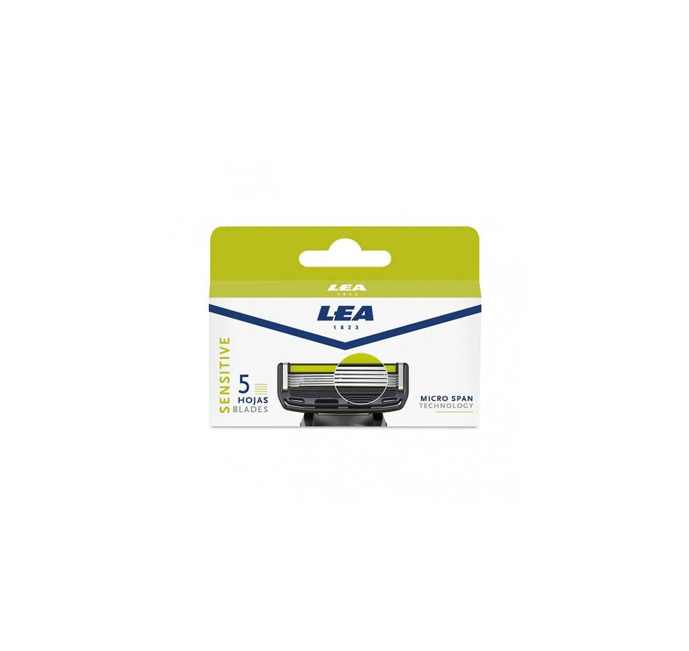 LEA Recambio Maquinilla Afeitado Sensitive-4 Unisex, 5 Units