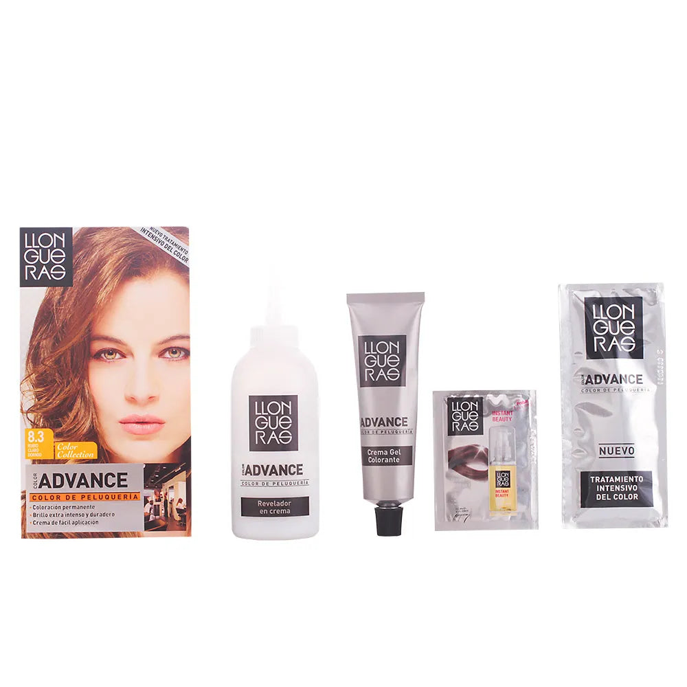 Llongueras Color Advance Hair Colour 8,3 Golden Light Blond Unisex