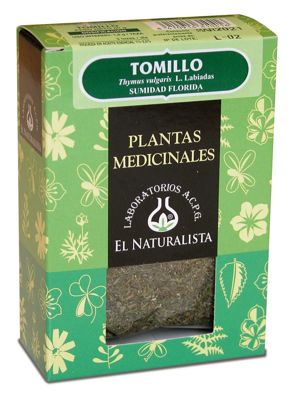 EL Natural Tomillo 50 g Trociscos