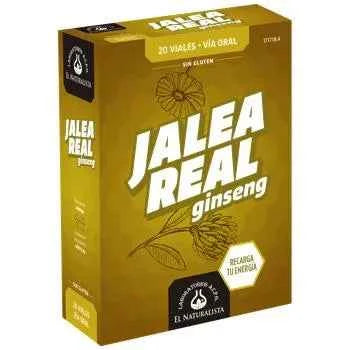 EL Natural Jalea Real Con Ginseng 20 Viales Abre Facil
