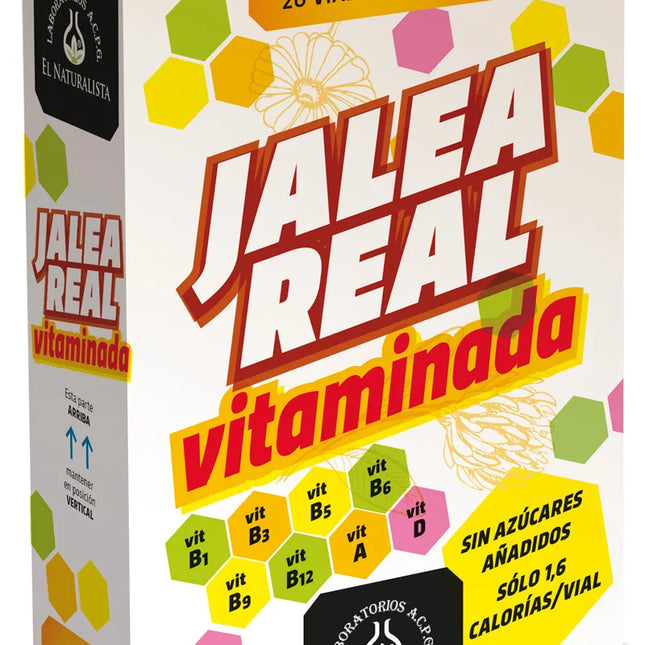 EL Natural Jalea Real Vitaminada 20 Viales Abre Facil